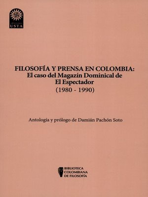 cover image of Filosofía y prensa en Colombia